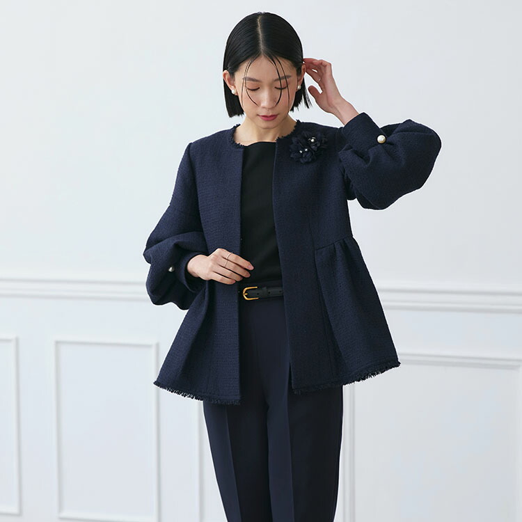 楽天市場】【ストレッチ】レディース セットアップ ママスーツ パンツ