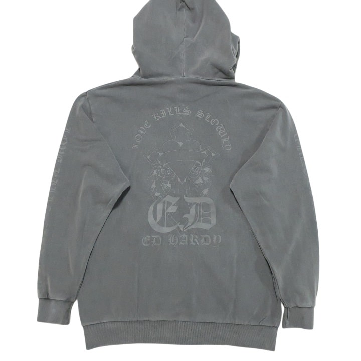 楽天市場】エドハーディー ed hardy ジップ パーカー 長袖 十字架 刺繍