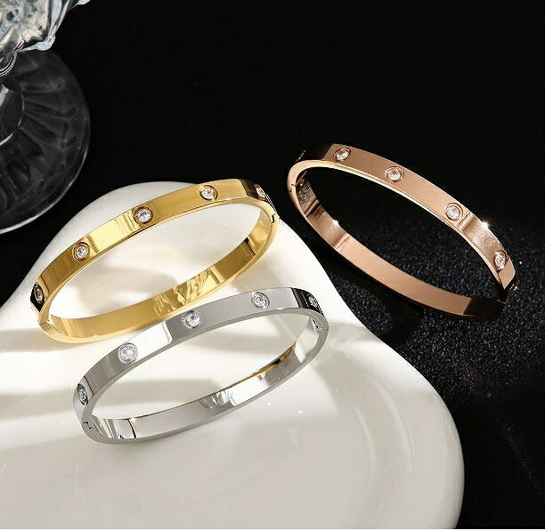 楽天市場】ラブブレスレット ブレスレット ゴールド シルバー ピンク