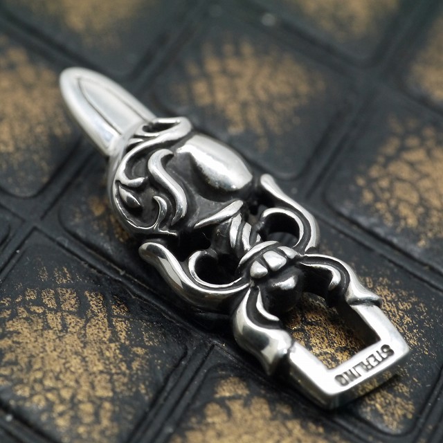 楽天市場】ダガーハートペンダント チャーム ネックレス トップ