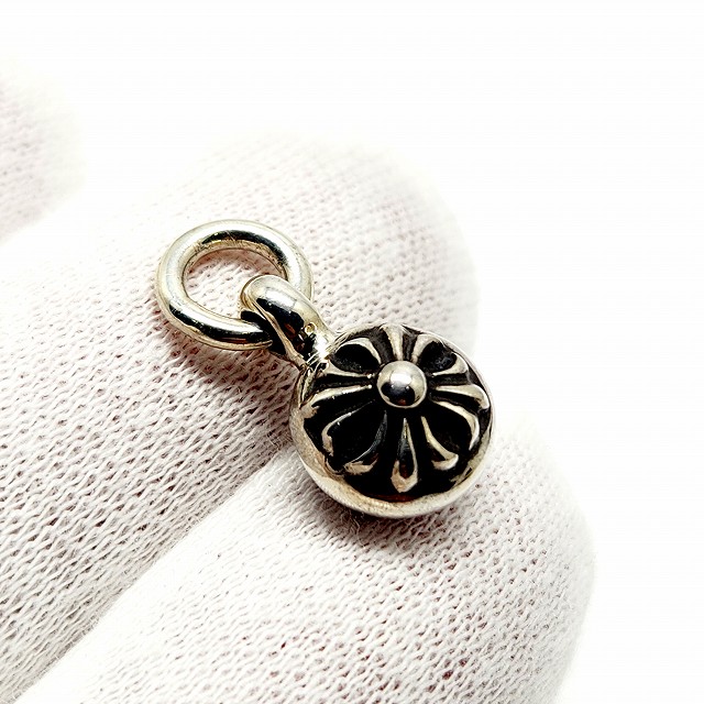 楽天市場】クロス ボール チャーム ペンダント ネックレス シルバー925