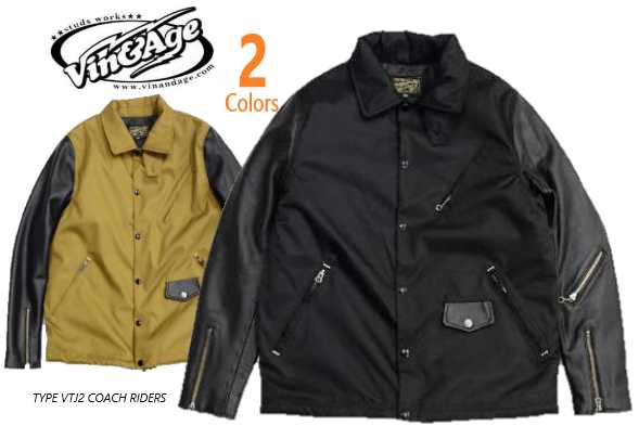 楽天市場】ヴィン＆エイジ（VIN&AGE）TYPE VTJ2 コーチ ライダース