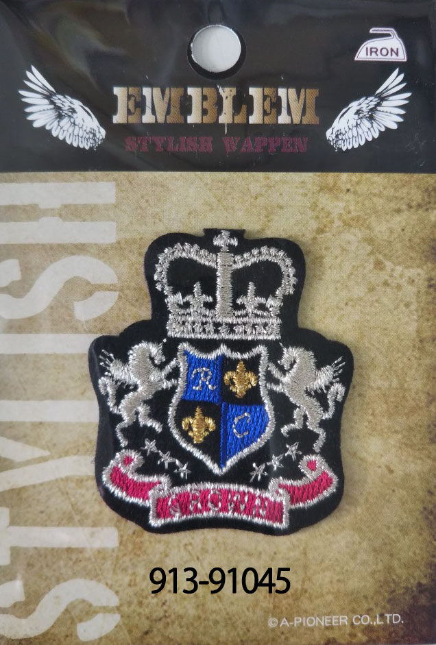 楽天市場】[ZA901] アイロン接着ワッペンエンブレム(1枚入) パイオニア