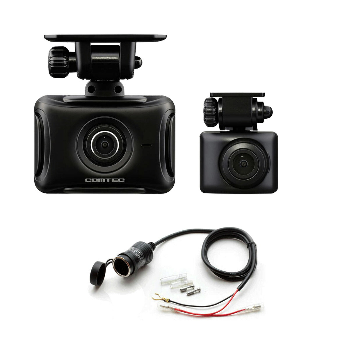 楽天市場】【お得なセット品】コムテック ZDR027 前後2カメラドライブ