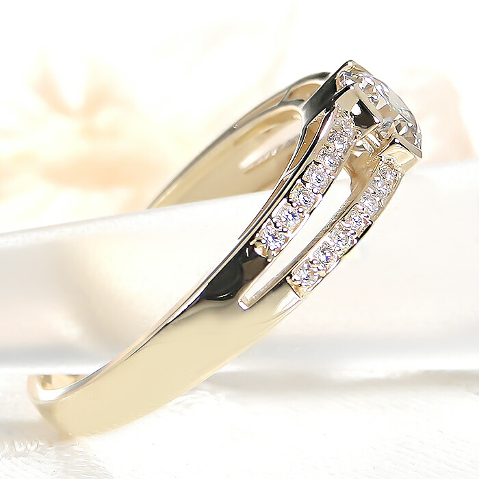 楽天市場】K18YG【0.64ct】ダイヤモンド リング送料無料 代引手数料