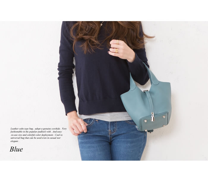 楽天市場】キューブ バック バッグ NEW本革キューブ型バッグ（ロック