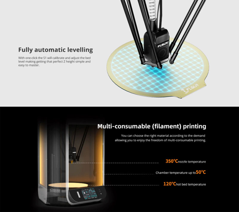 楽天市場】FLSUN S1 3DプリンターΦ320x430mm印刷サイズ/1200mm/s高速