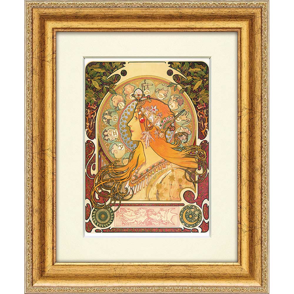 楽天市場】【スーパーSALE10％OFF】絵画 アルフォンス ミュシャ