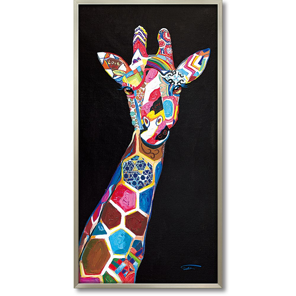 楽天市場】キリン（テーマ（絵画）動物）（アート・美術品・骨董品