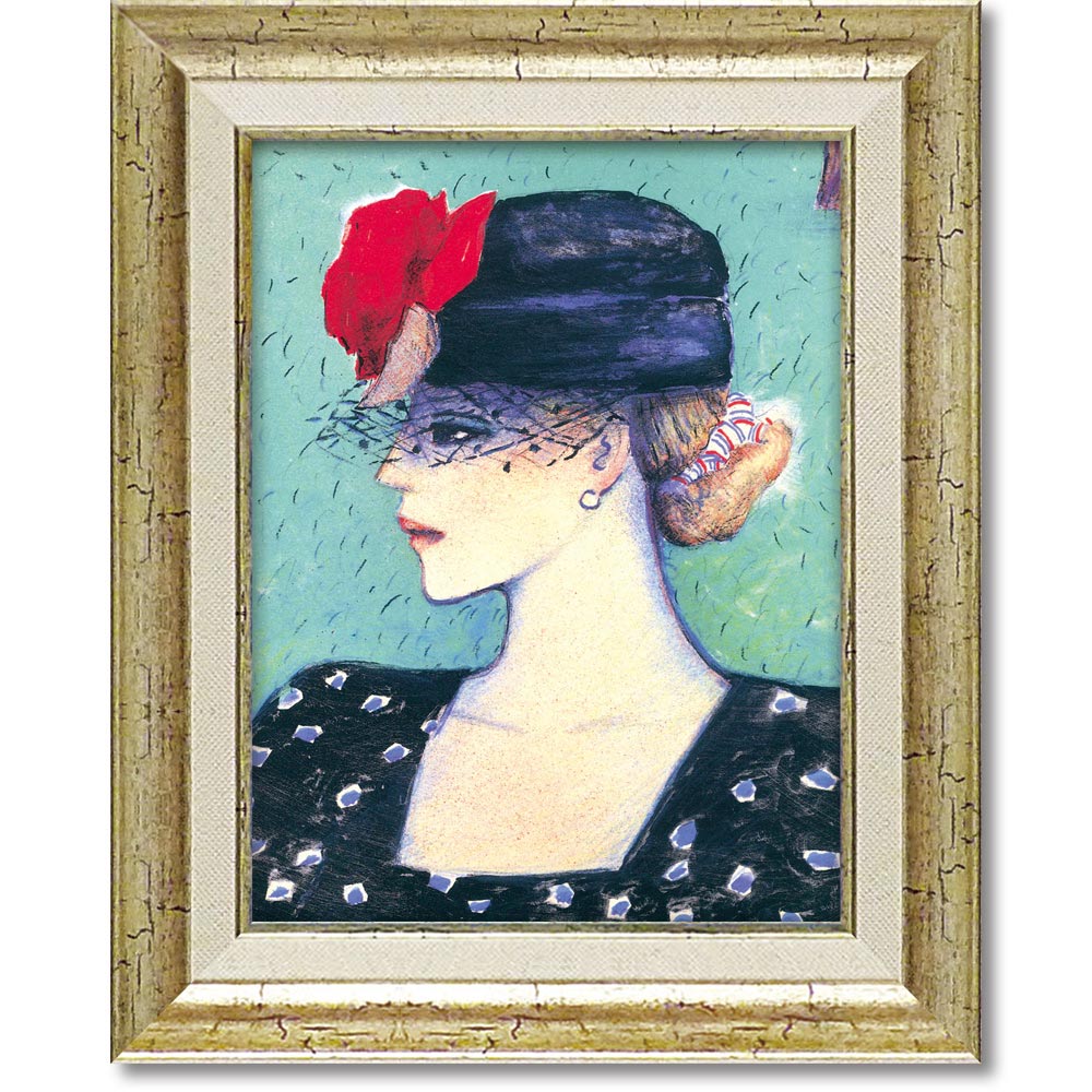 楽天市場】【スーパーSALE10％OFF】絵画 カシニョール「黒い服のオード