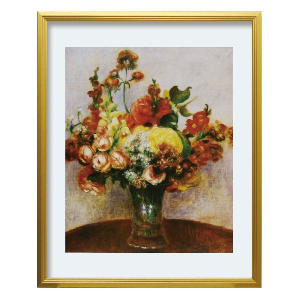 楽天市場】【スーパーSALE10％OFF】絵画 ルノワール 花瓶の花(L