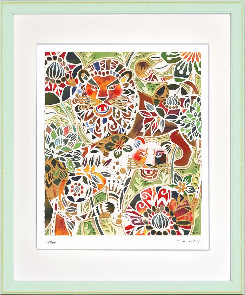 大型絵画 アンティーク 金縁 フラワーポット オブジェ アート 芸術美術