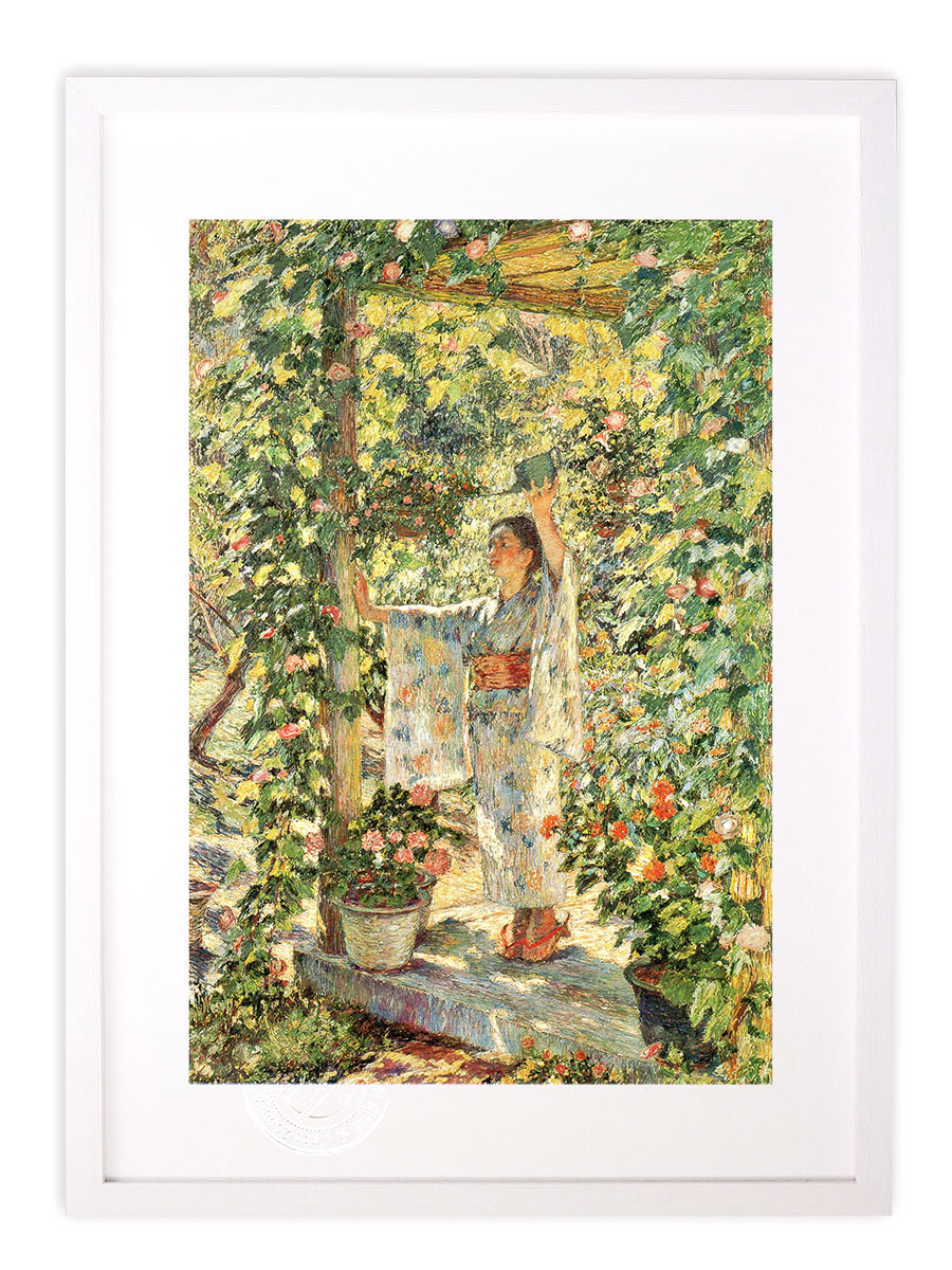 楽天市場】【スーパーSALE半額】版画 絵画 名画 日本画 朝顔 児島