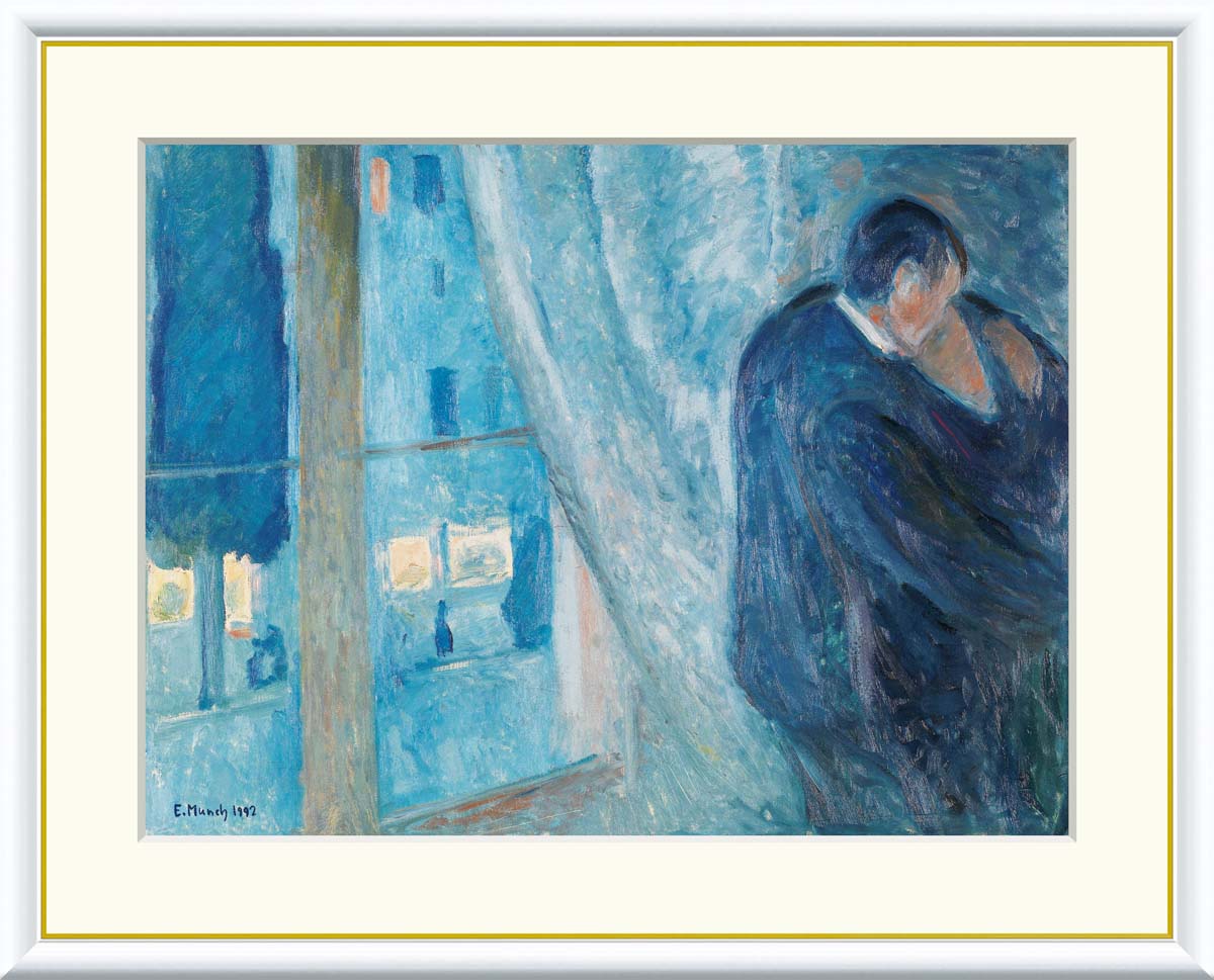 楽天市場】【スーパーSALE10％OFF】10年保証 名画 油絵 窓辺のキス