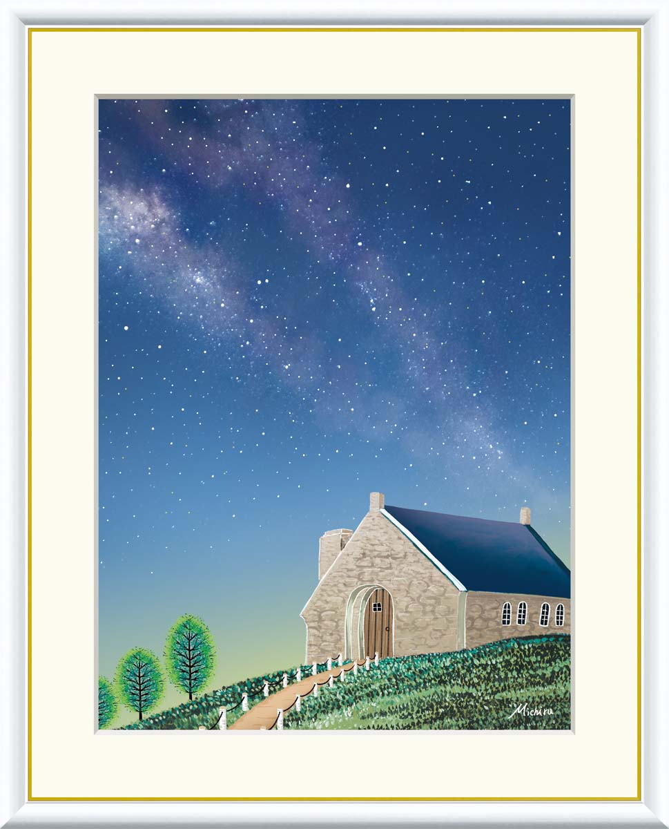 楽天市場】【スーパーSALE10％OFF】10年保証 名画 油絵 テカポ湖の星空