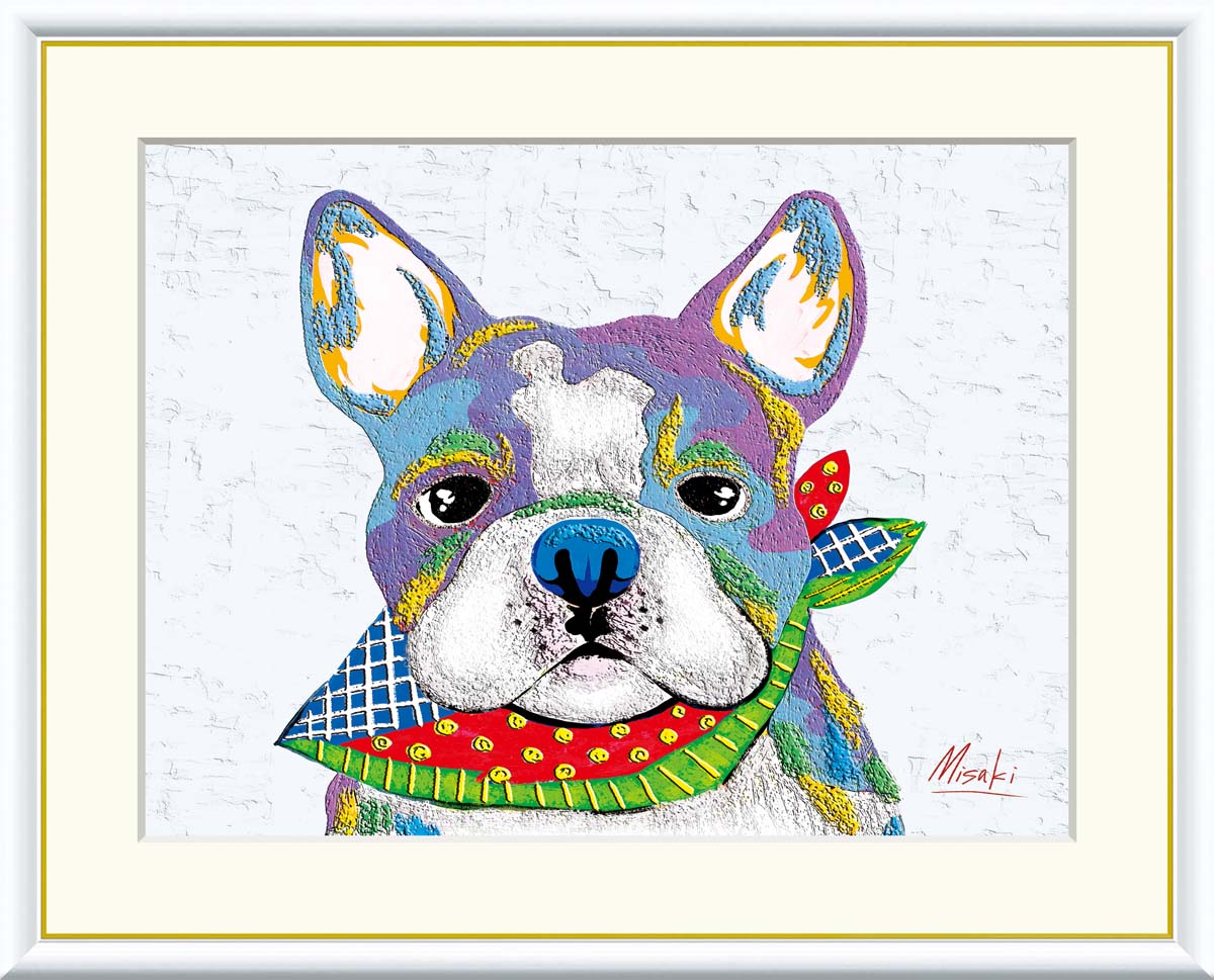 楽天市場】フレンチブルドッグ 絵（アート・美術品・骨董品・民芸品