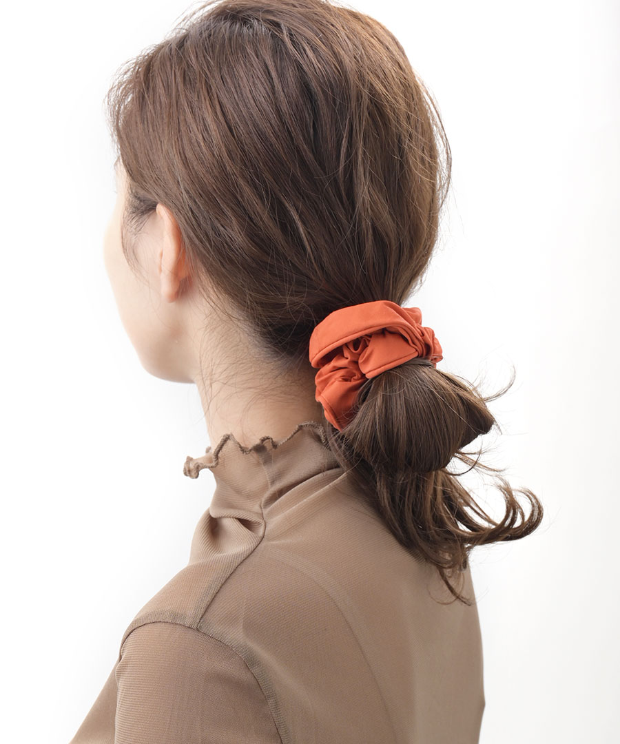 楽天市場】☆ネコポス送料無料☆シュシュ カラー パイピング シンプル