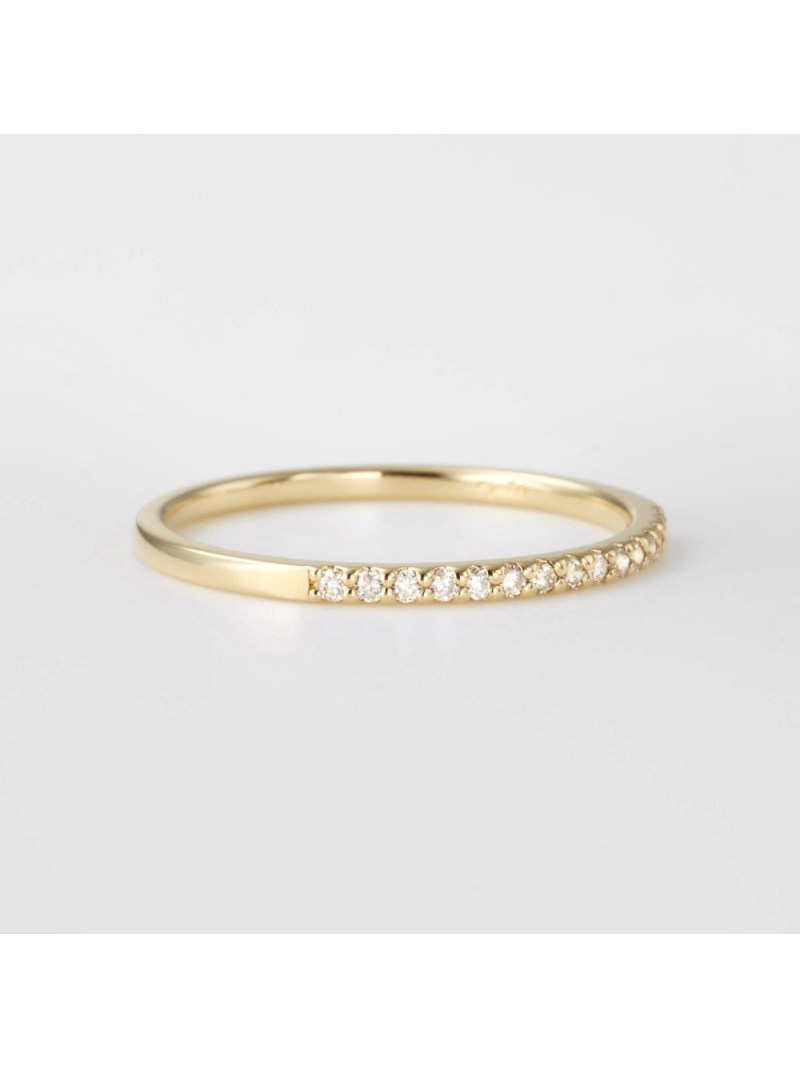 楽天市場】K18ハーフエタニティリング agete アガット アクセサリー