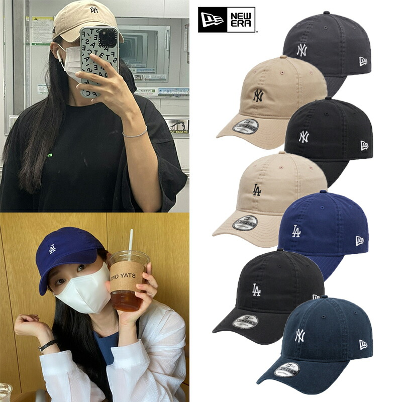楽天市場】[NEW ERA] MLB WASHED MINI LOGO UNSTRUCTURE BALL CAP 韓国