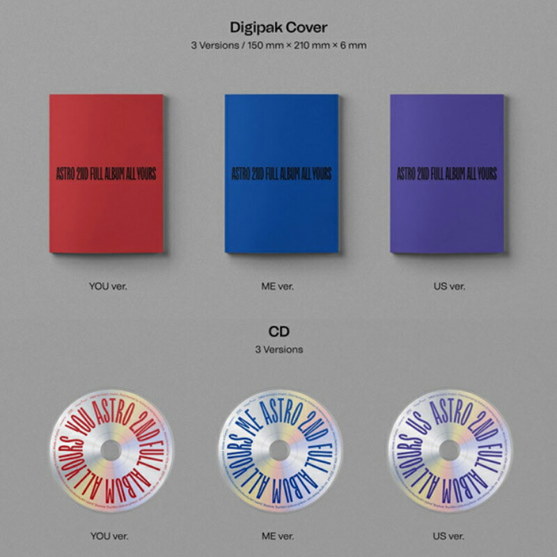 楽天市場】☆配送無料☆バージョン選択☆ASTRO 2nd Full Album ALL