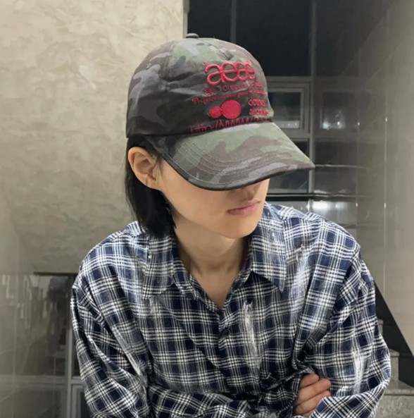 楽天市場】配送無料 [AEAE] WEB LOGO CAMO 5 PANNEL CAP