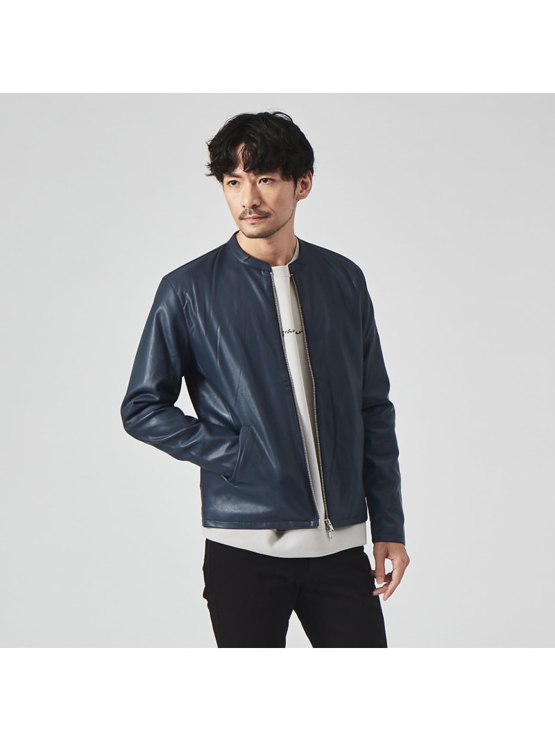 楽天市場】【定番】ネオレザー シングル ライダース ABAHOUSE LASTWORD