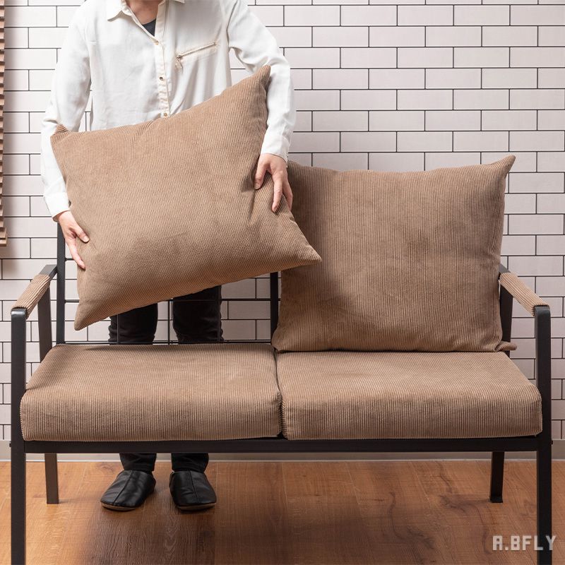 楽天市場】2Pソファ コーデュロイ 2人掛けソファー グレー グリーン