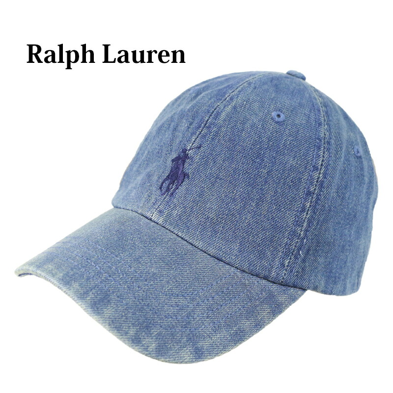 楽天市場】ポロ ラルフローレン デニム キャップ ワンポイント