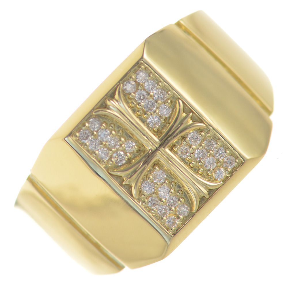 楽天市場】指輪 メンズリング 18金 K18 18K 印台 リング ゴールド