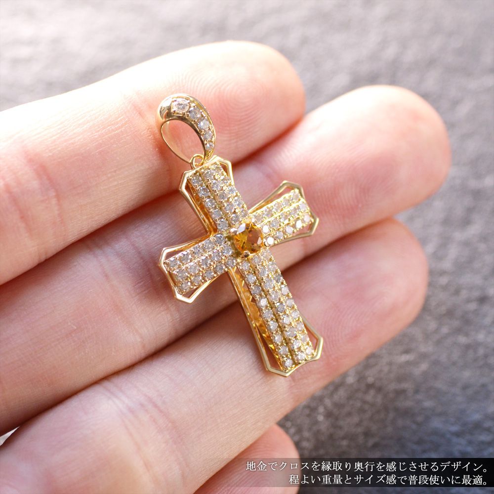 楽天市場】【ポイント11倍☆23:59まで!】18金 クロス ペンダントトップ