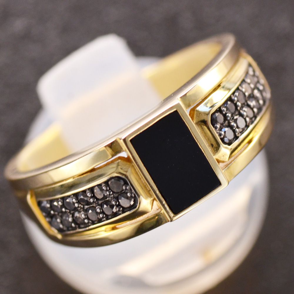 楽天市場】【ポイント11倍☆23:59まで!】18金 印台 リング 指輪 メンズ