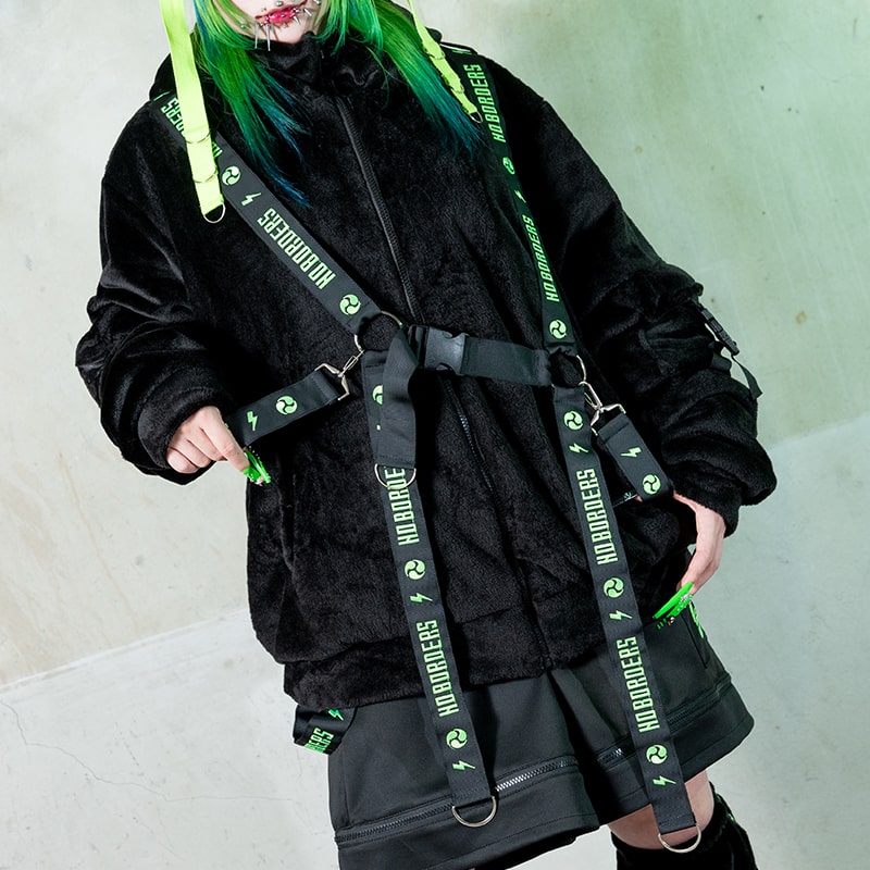 楽天市場】渦雷 ハーネス ベルト 原宿 原宿系 ファッション サイバー