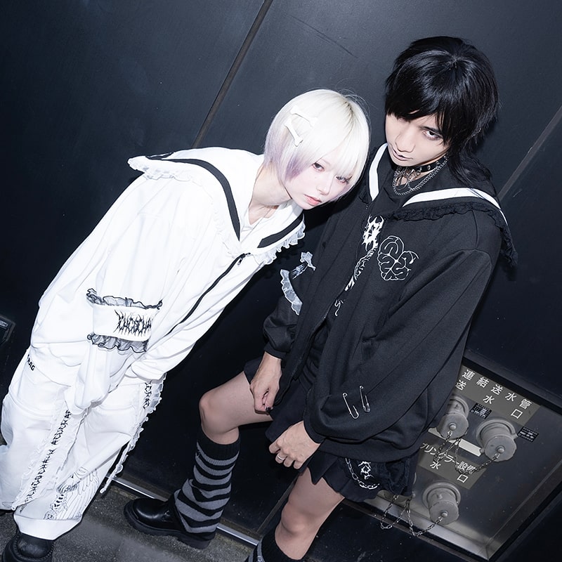 楽天市場】脳みそ少女 セーラージャケット 長袖 原宿 原宿系