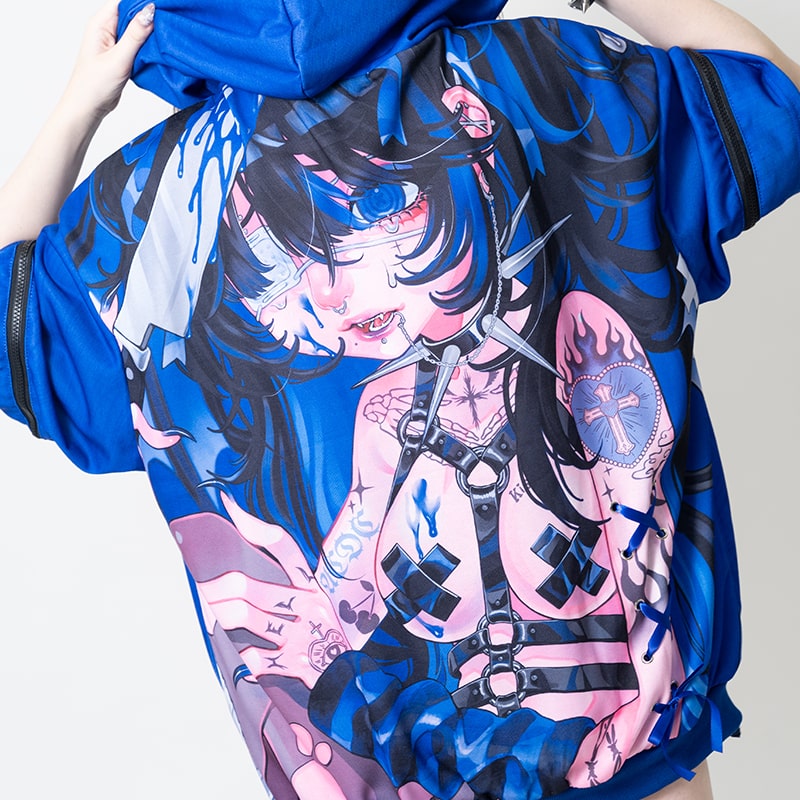 楽天市場】[半袖]HELL パーカー 半袖 原宿系 原宿 ファッション 病み