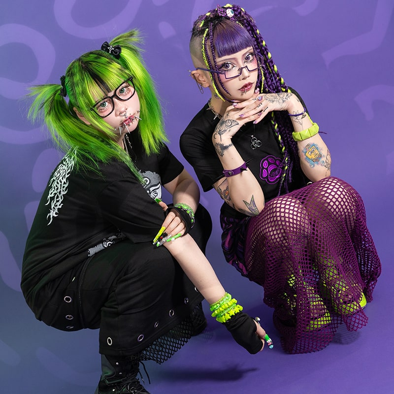 楽天市場】カオス ロングスカート スカート 原宿系 原宿 ファッション