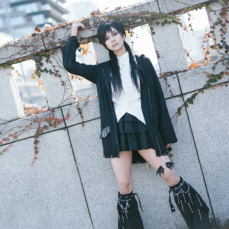 楽天市場】冥闇 クロスパーカー ジップアップ 長袖 原宿 原宿系