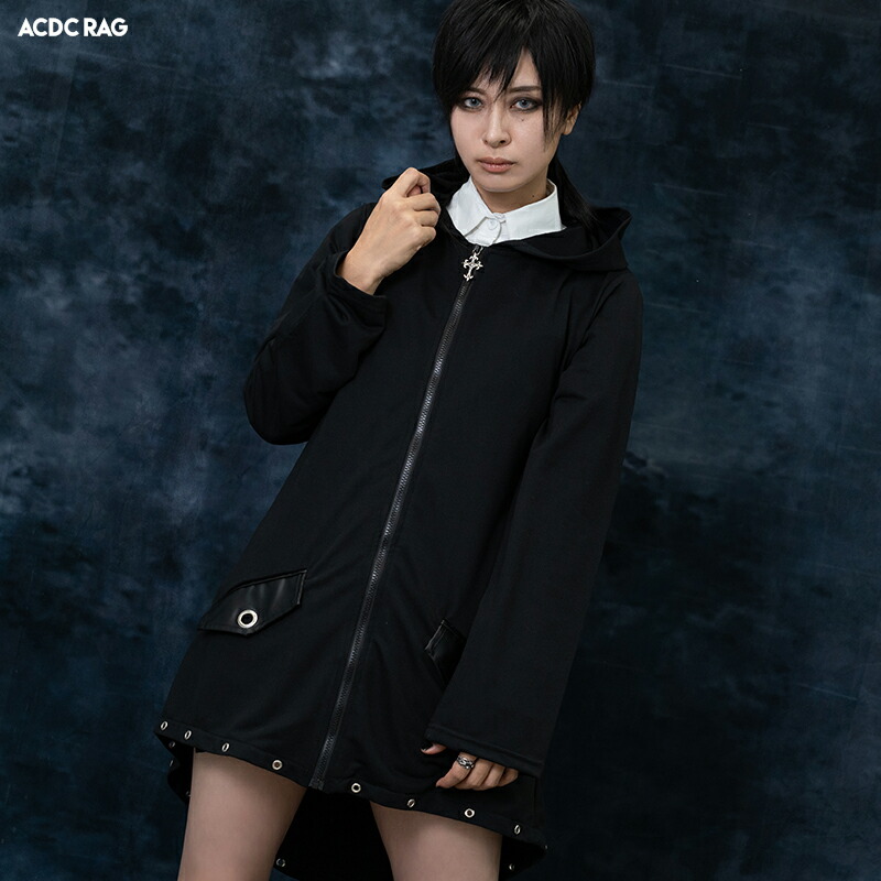 楽天市場】冥闇 クロスパーカー ジップアップ 長袖 原宿 原宿系