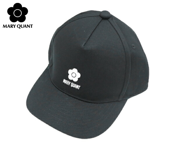 楽天市場】マリークワント ロゴ エンブロ キャップ/ブラック (MARY