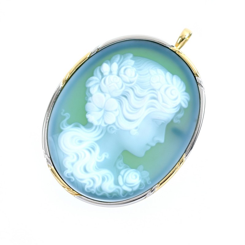 楽天市場】カメオ ブローチ ペンダントトップ 2WAY アクセサリー