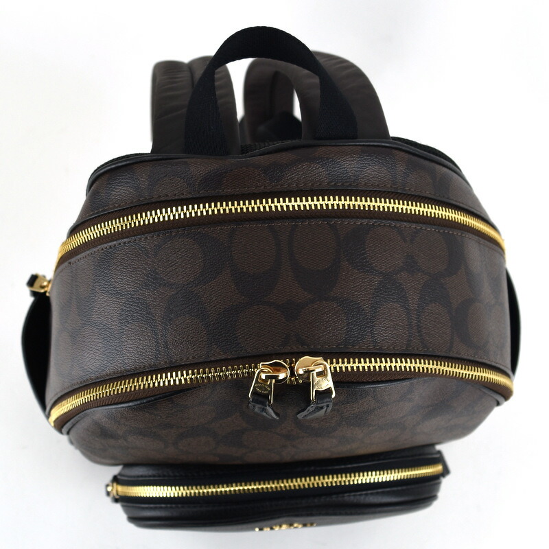 楽天市場】コーチ リュック 5671 シグネチャー ダークブラウン