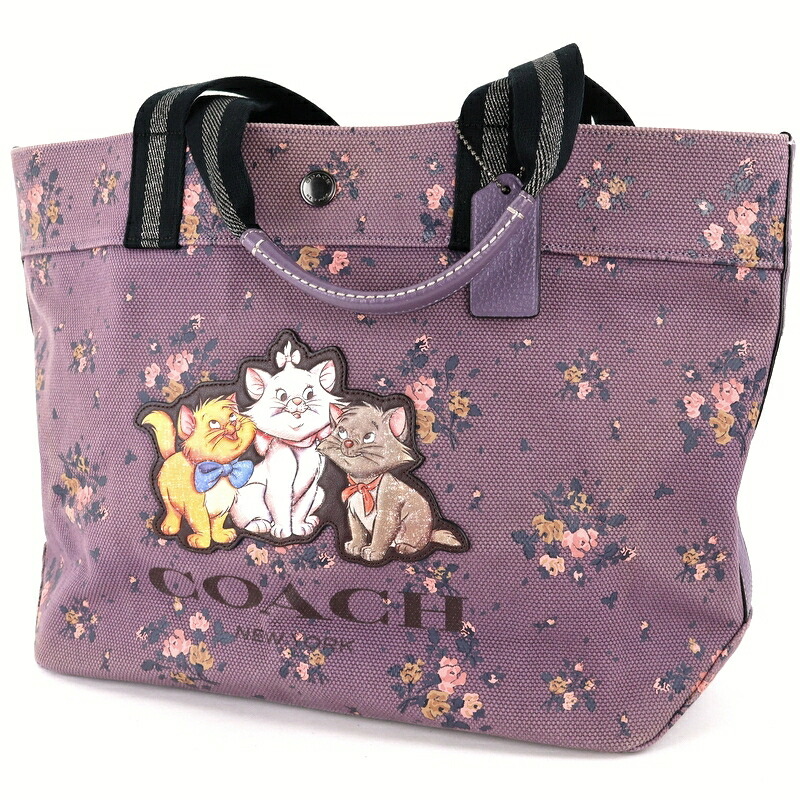 楽天市場】コーチ ディズニーコラボ トートバッグ パープル系 おしゃれ