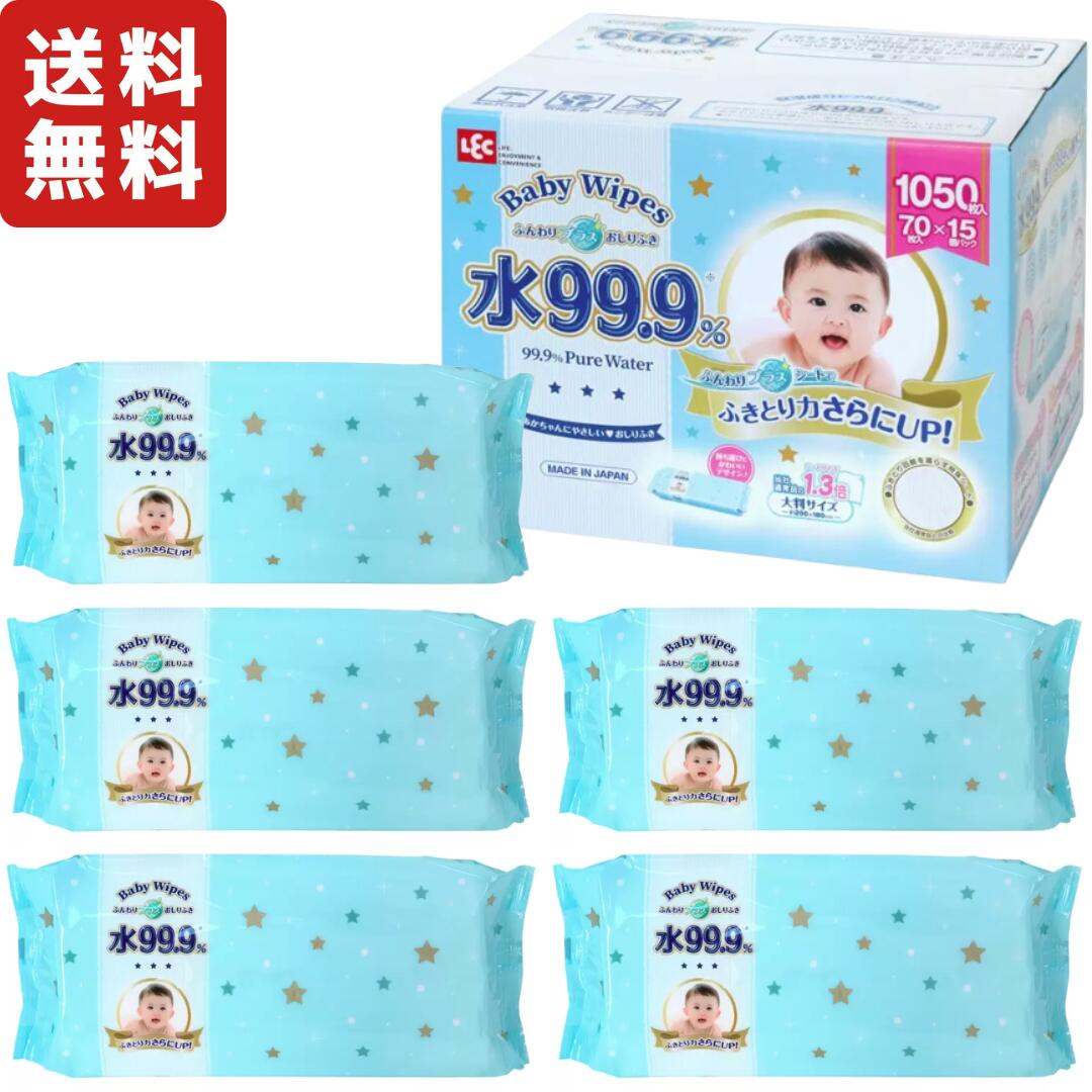 楽天市場】レック Baby Wipes 赤ちゃん用 おしりふき 水99.9%ふんわり