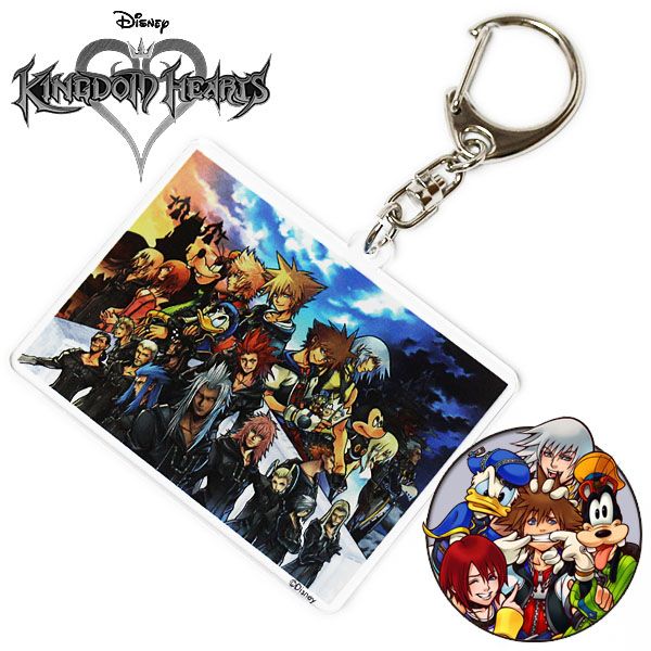 楽天市場】キングダム ハーツ アクリルキーホルダー 集合 メンズ