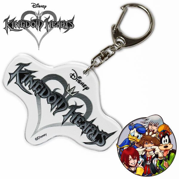 楽天市場】キングダム ハーツ アクリルキーホルダー ロゴ メンズ