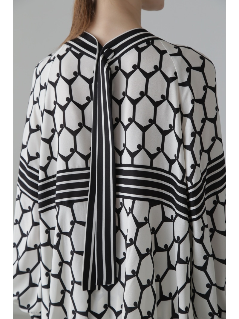 楽天市場】【SALE／50%OFF】◇ヘキサゴンプリントブラウス ADORE