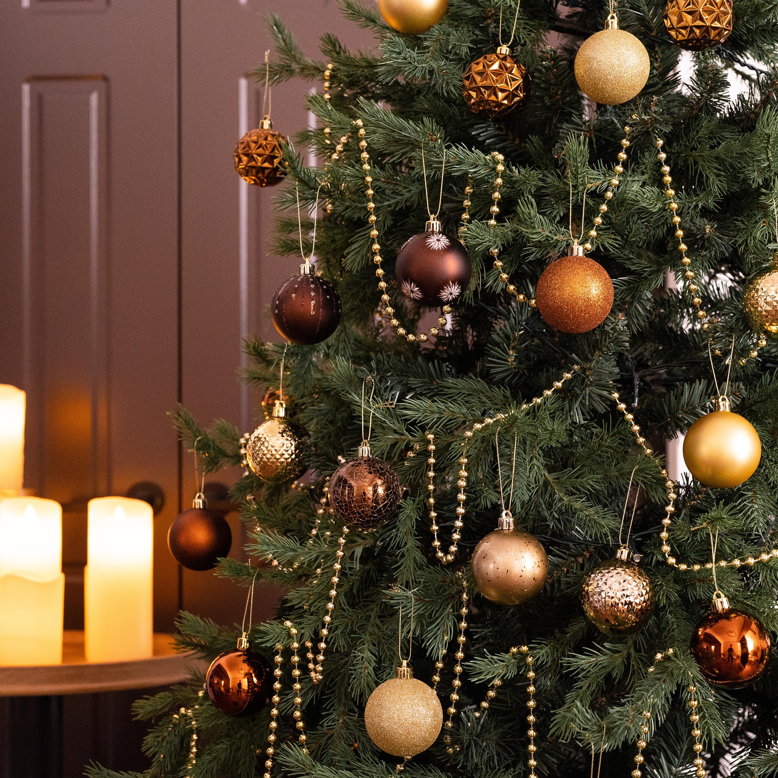 楽天市場】北欧風 クリスマス ボール オーナメント ゴールド・コッパー