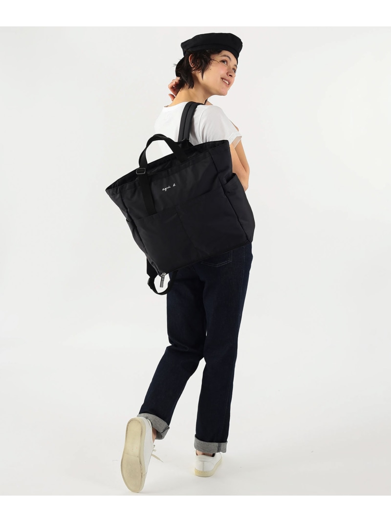 楽天市場】ロゴ ペアレンツバッグ マザーズバッグ agnes b. ENFANT