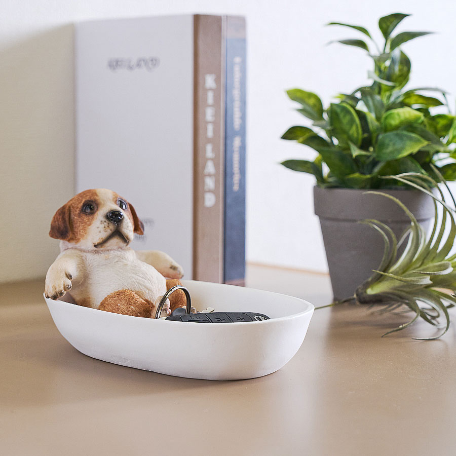 楽天市場】5日限定10%offクーポン 小物置き インテリアトレイ 犬 ワン