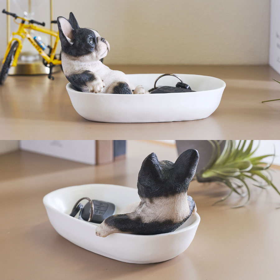 楽天市場】5日限定10%offクーポン 小物置き インテリアトレイ 犬 ワン