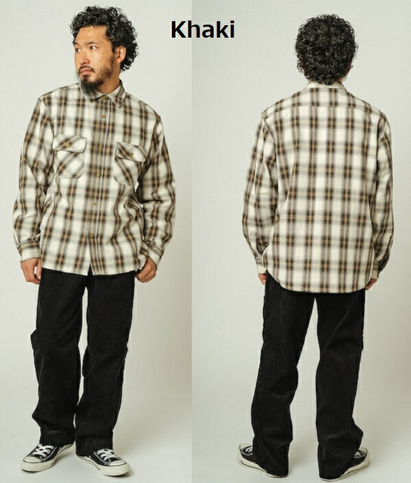 楽天市場】BIG MIKE ネルシャツ オンブレ HEAVY FLANNEL SHIRTS 50's